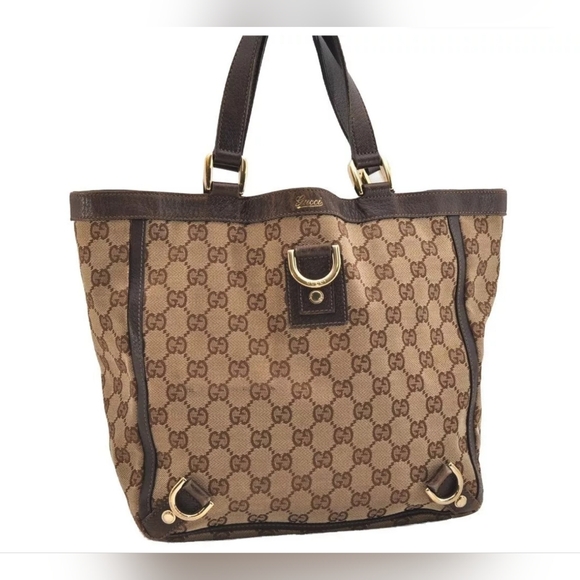 EUC Authentic Gucci vintage tote brown clean - Picture 3 of 16